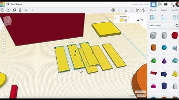 TinkerCAD   Adding repeating patterns to surfaces   Wooden Slats