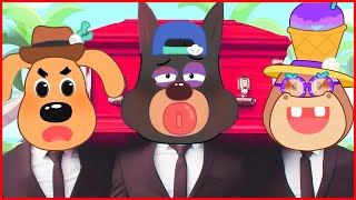 Sheriff Labrador Cardboard World - Coffin Dance Song Cover