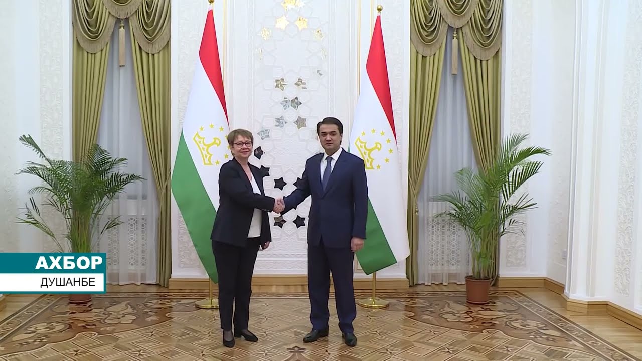 Рустами Эмомали встретился с Одиль Рено-Бассо.