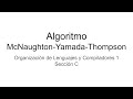 Algoritmo/método de Thompson