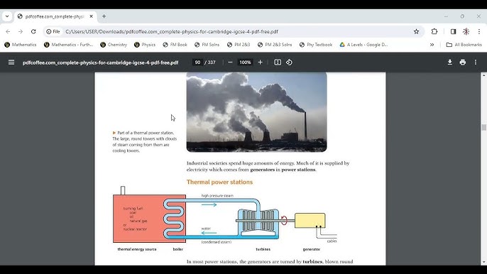 IGCSE CHAPTER 2 energy and the environment PAST PAPER CLASSIFIED 