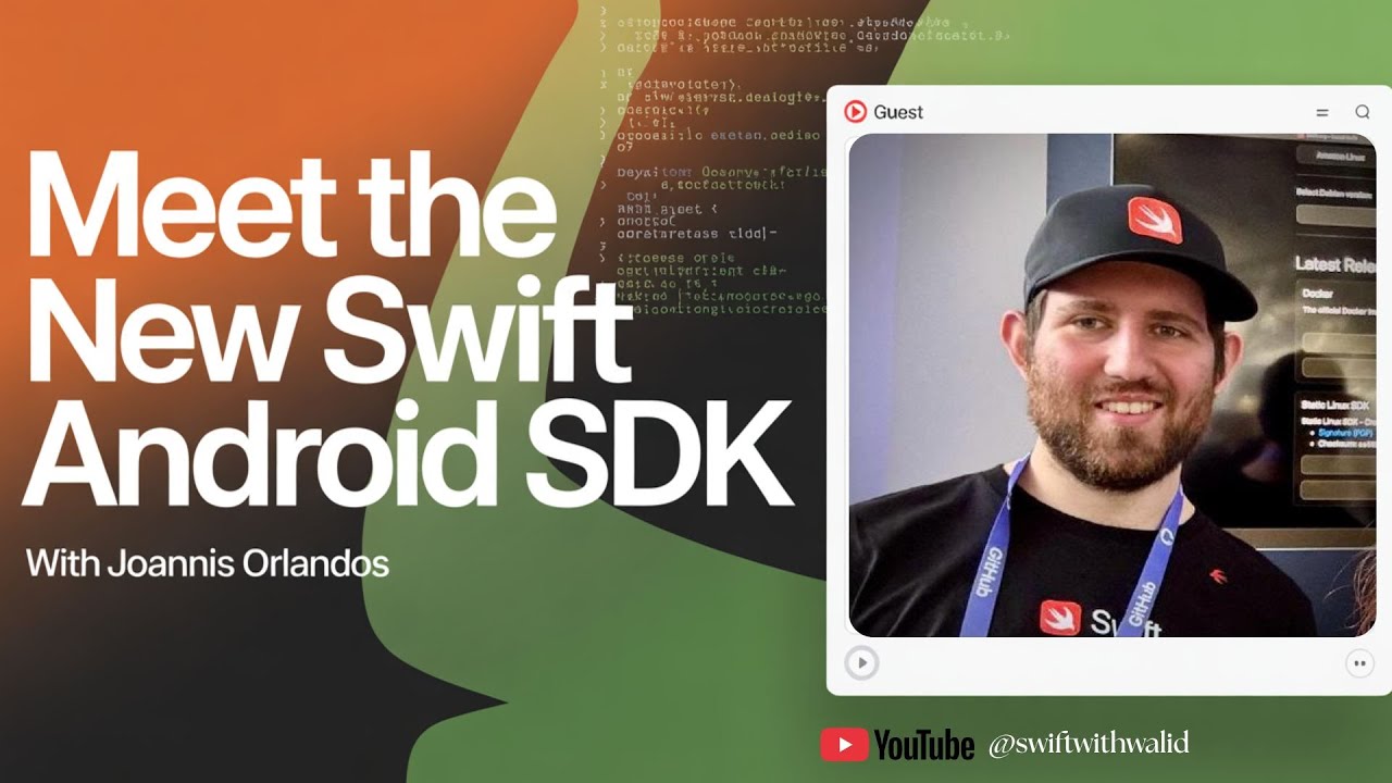 Meet the new Swift Android SDK with Joannis Orlandos - YouTube