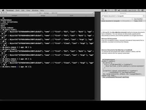 MongoDB - Remove Documents From Collection