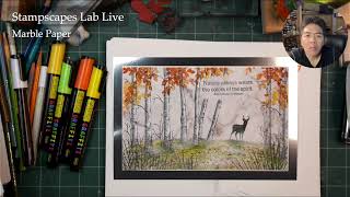 Stampscapes Lab Live: Autumn on Marble