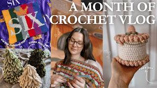 crochet diaries 🌺 pinterest projects, pattern designing, market prepping | crochet vlog (+ patterns)