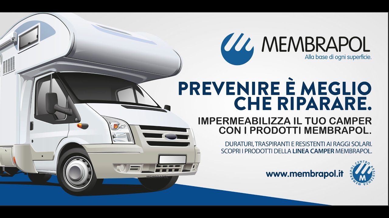 🛑 STOP INFILTRAZIONI CAMPER. Ciclo brevettato utilizzato dalle Membrapol Garage