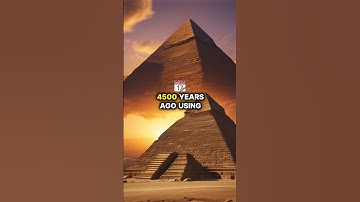 Ancient Engineering: Building Pyramids Without Technology! #facts #shortvideo #didyouknow