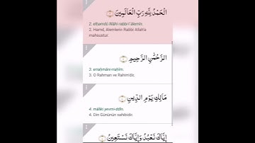 سورة الفاتحة تلاوة هادئة