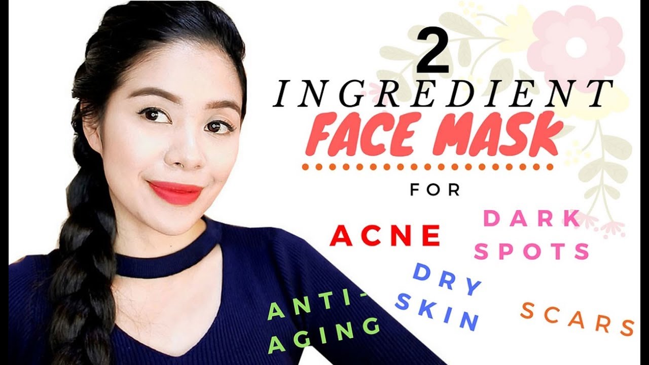 2 Ingredient Face Mask For Healing Acne, Dark Spots, Dry Skin, Acne