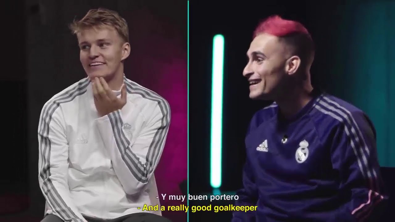 Real Madrid Players playing Fifa 21 Valverde & Vini Jr. 🆚 Rodrygo & Ødegaard