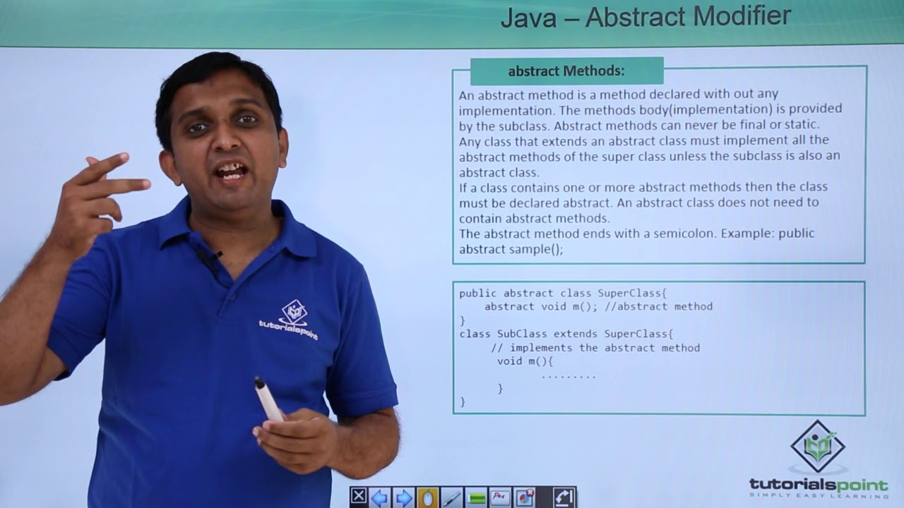Java - Abstract Modifier - YouTube