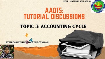 AA015: TUTORIAL TOPIC 3