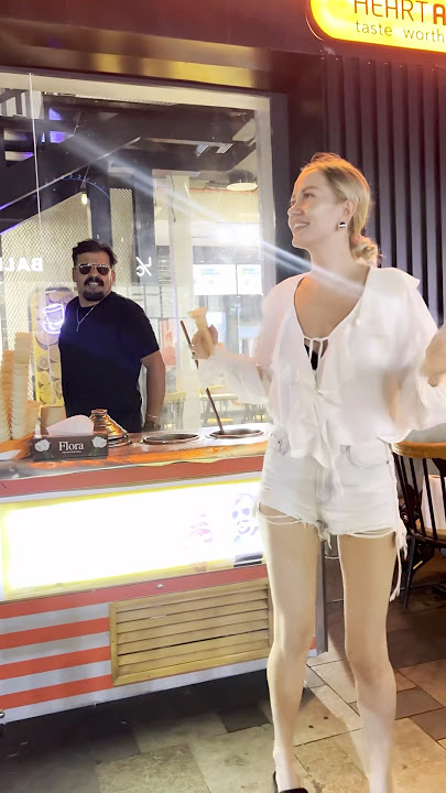 This Ice Cream Seller Turns Dessert into Comedy 🤣🍦 #çılgındondurmacı #dance #dubai