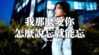 洋瀾一 - 我那麼愛你怎麼說忘就能忘『我那麼愛你怎麼說忘就能忘，除非世上真有孟婆的湯，我用所有賭餘生是你輸個精光，不知如今你在誰身旁。』【動態歌詞MV】