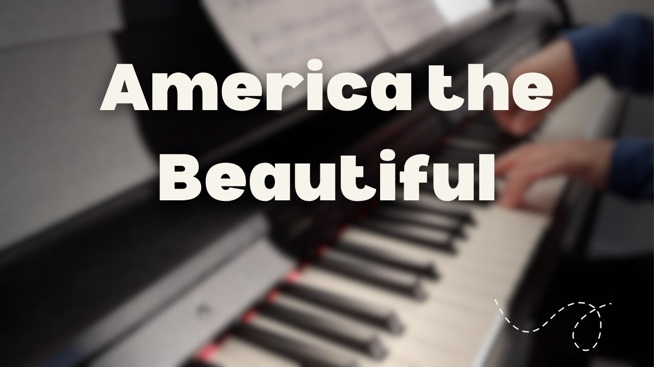 America the Beautiful (With Lyrics) Piano Instrumental - YouTube
