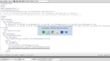 Photoshop PSD to HTML tutorial - Correcting IE Bug 3 and 4