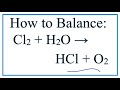 Balancing Chemical Equations Concepts