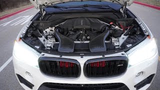 Installing RK Intakes on my BMW X5M ( Sound clips at the end)