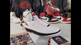 Air Jordan 2 Chicago 2022/1995 comparison and MJ/Bulls history!