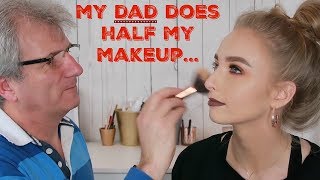 MY DAD IS NOW A MUA!!