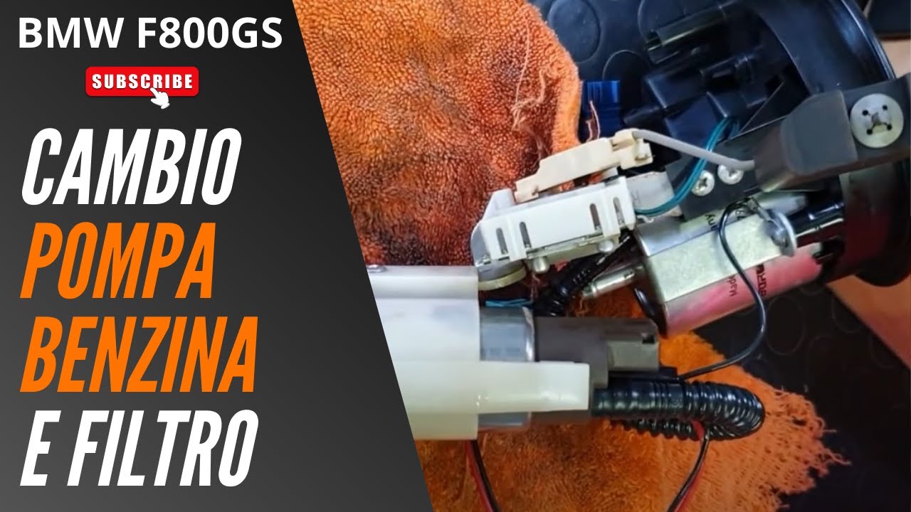BMW F 800 GS 2012 - cambio pompa benzina e filtro