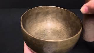 試奏動画) シンギングボウル singing bowl no.42民族楽器コイズミ www