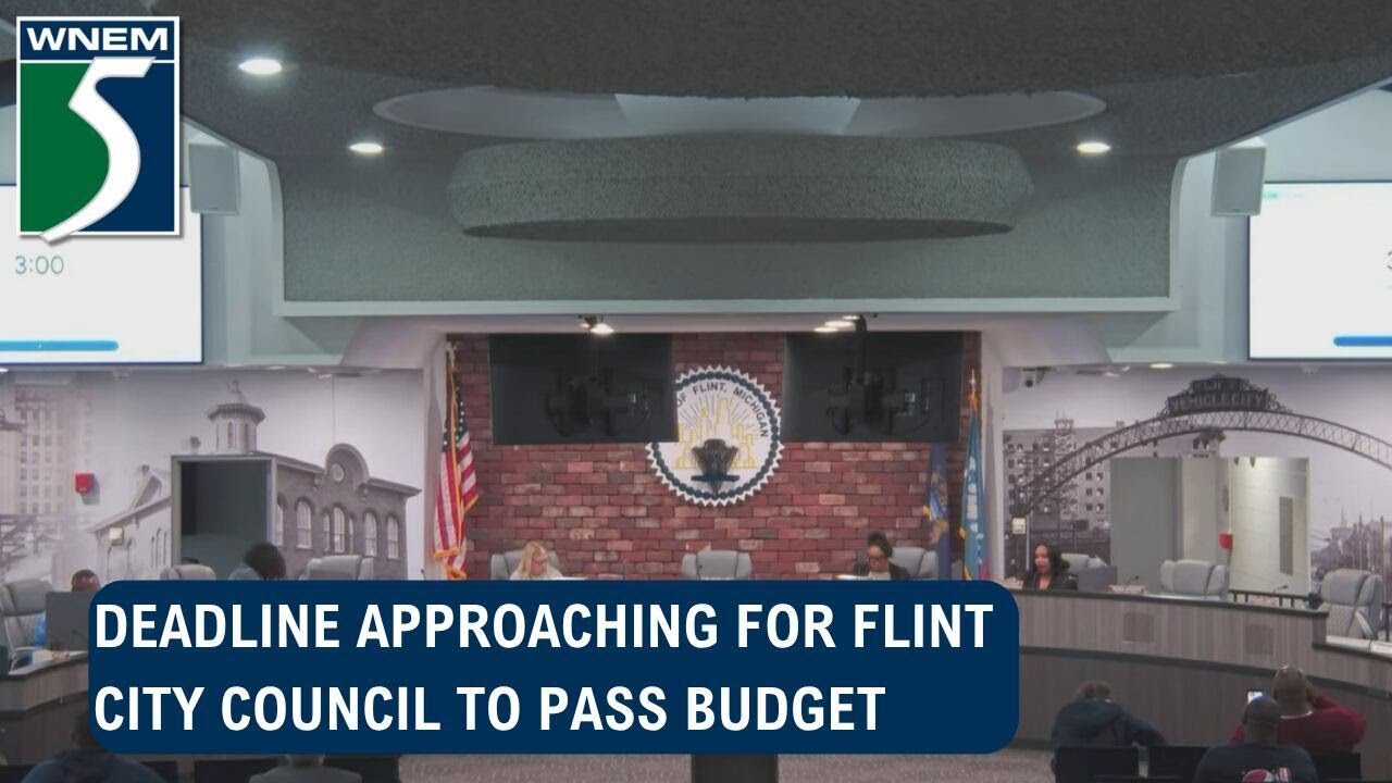 Deadline tonight to pass Flint budget - YouTube