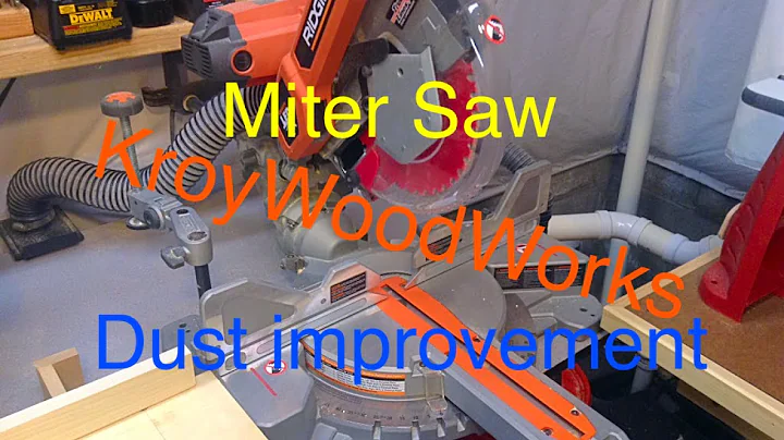Miter Saw Dust Collection Improvement