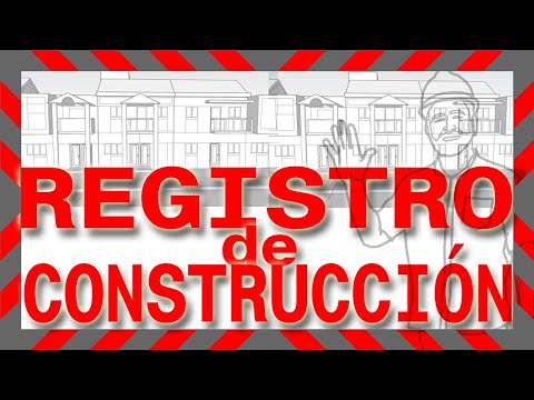 Vídeo: Com Emplenar Un Registre De Construcció