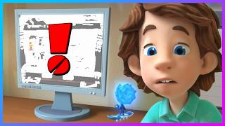 tom thomas computer gets virus fixies learning cartoons