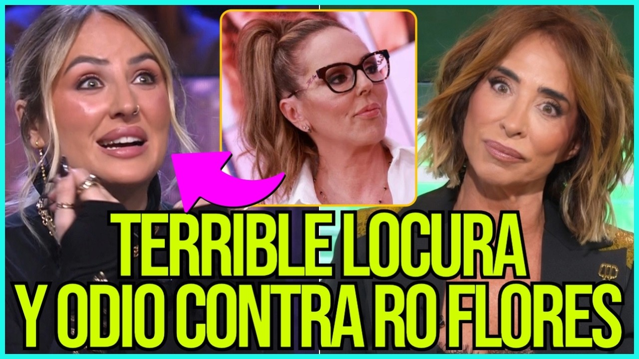 💥¡ESTO ES MUY SUCIO! DE MARÍA PATIÑO CONTRA ROCÍO FLORES POR ROCÍO  CARRASCO Y RAQUEL MOSQUERA EN T5