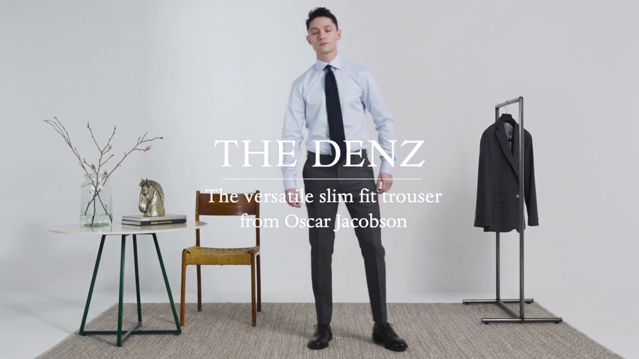 Denz suit trouser from Oscar Jacobson