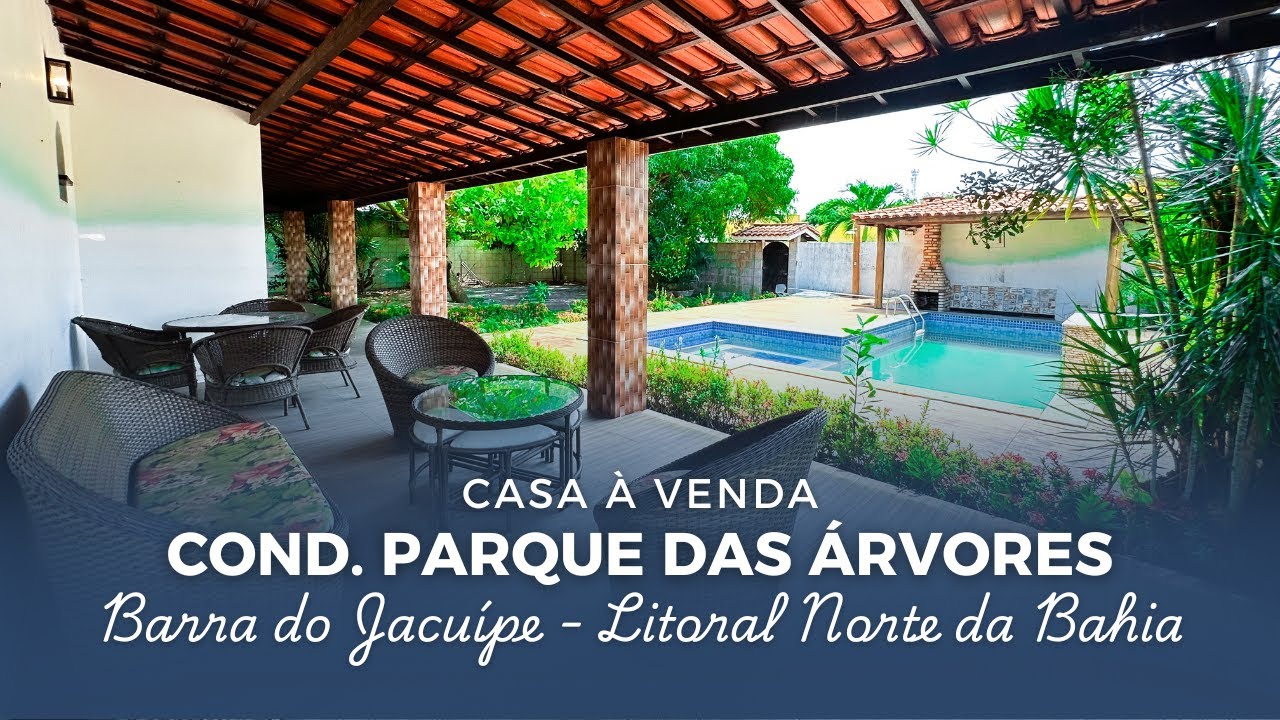 Casa à venda no Condomínio Parque das Árvores em Barra do Jacuípe