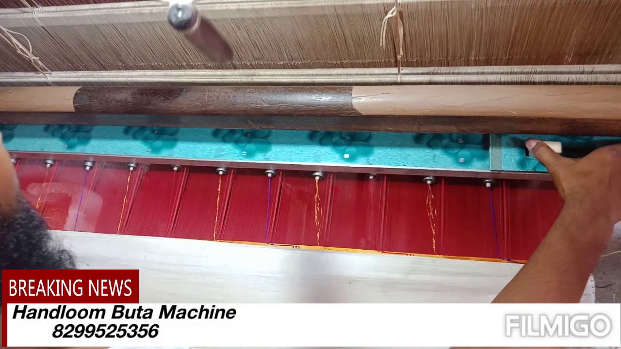 Handloom Buta Machine (8299525356) - YouTube