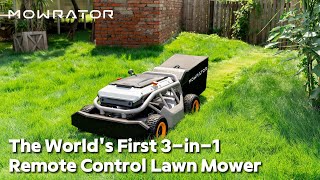 Mowrator S1: Remote Control Beast Vacuum Mower