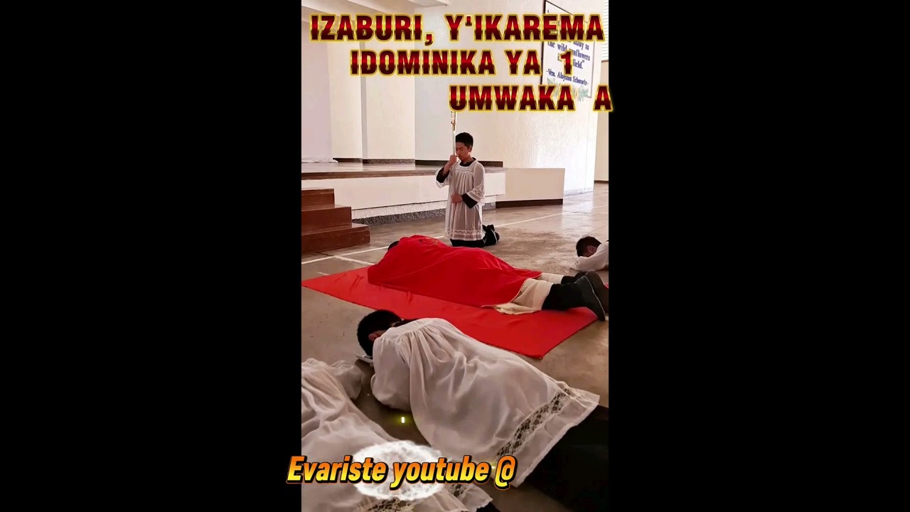 IZABURI Y'IDOMINIKA YA 1 Y'IKAREMA UMWAKA A by Evariste Buhiga