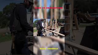 Building wooden shed | Build Yourself | Shed plans #shorts