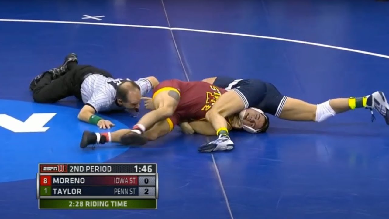 165lbs David Taylor (Penn State) vs Michael Moreno (Iowa State)