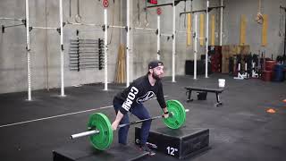 Block Squat Snatch @Knee