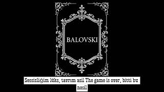 BALOVSKI – Zirve Soğuk (Official Music)
