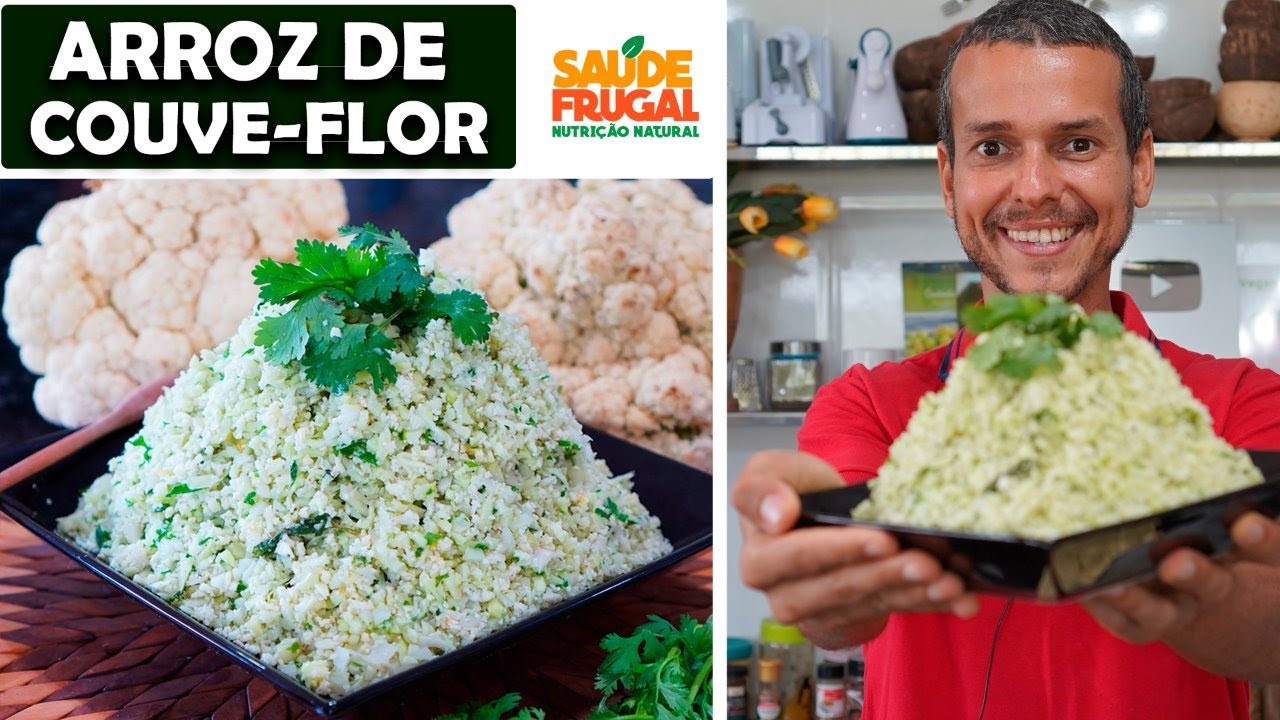 SUBSTITUA O ARROZ COMA ARROZ DE COUVE FLOR LOW CARB PRÁTICO!