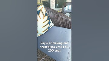Day six of making mid transitions until I hit 200 subs  #shorts #transition ￼