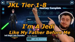 Easiest JKL Guide You'll Ever See! (Jedi Knight Luke Event Guide 2024) Speeds and Zetas included