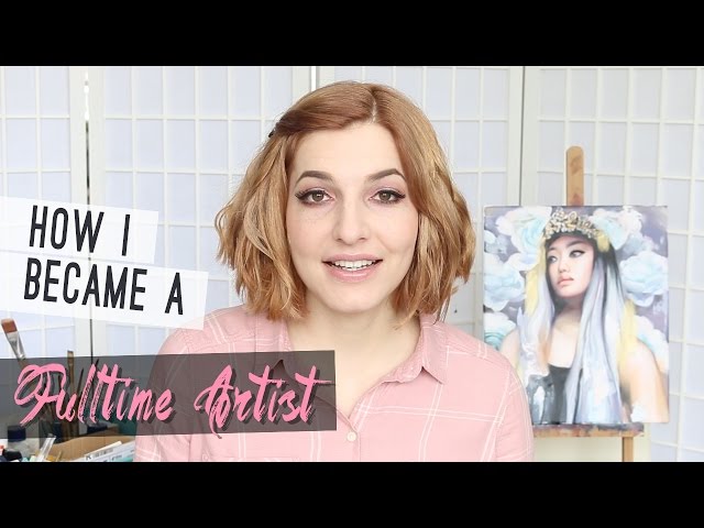 HOW TO BECOME A FULLTIME ARTIST | and why you dont need to go to art school