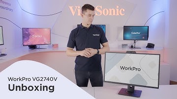 ViewSonic WorkPro VG2740V Video-Conferencing Monitor | Official Unboxing