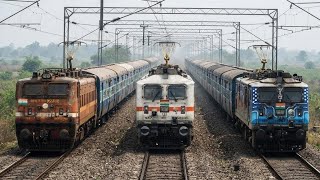 🔥 High Speed Corridor 130 Vs 110 Kmph Action JAN SHATABDI + SHATABDI + POORVA Express