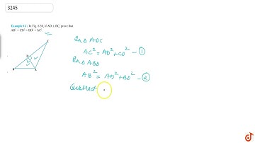 In fig., if `A D_|_B C` , prove that`A B^2+C D^2=B D^2+A C^2` ....