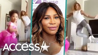 Serena Williams & Daughter Olympia Dance To 'Tangled'