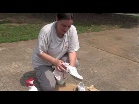 How to Whiten Athletic Shoes/Tennis Shoes/Sneakers...