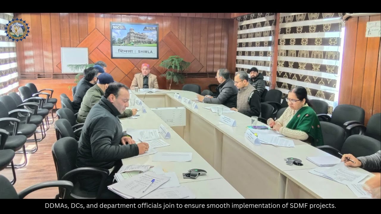 7th SDMF Project Appraisal Committee Meeting | Strengthening Disaster Management in Himachal Pradesh